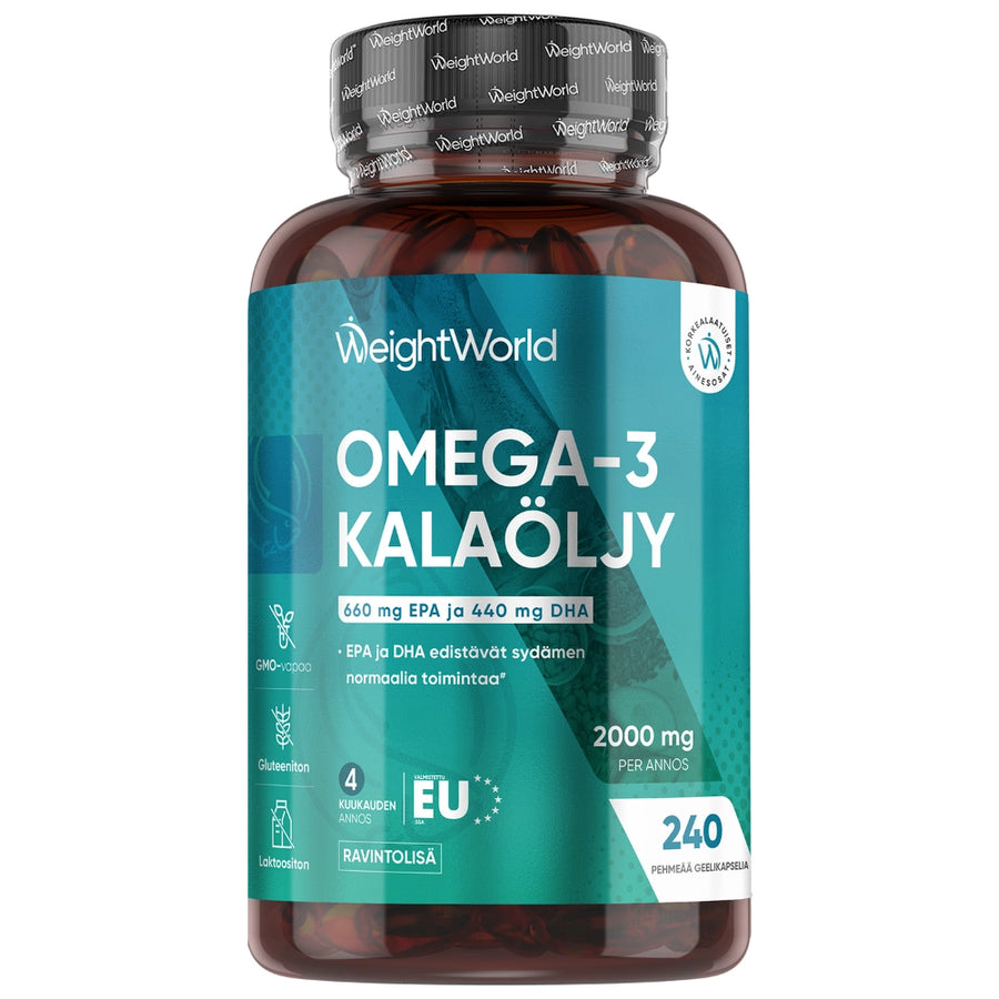 Omega-3-kalaöljy 2000 mg